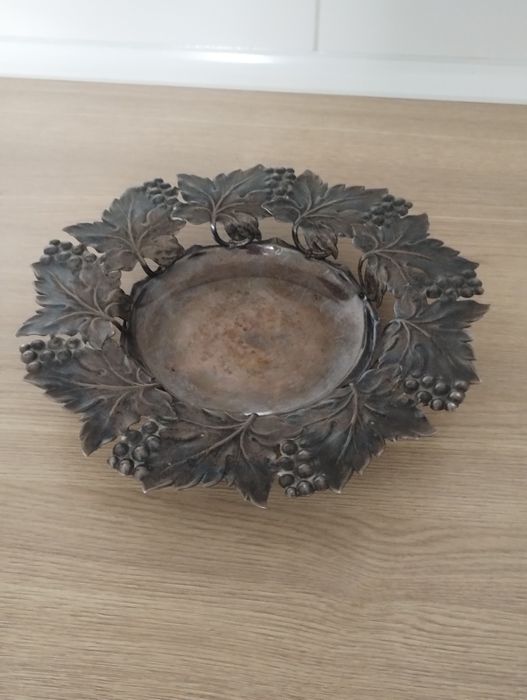 Piękna platerowana Patera