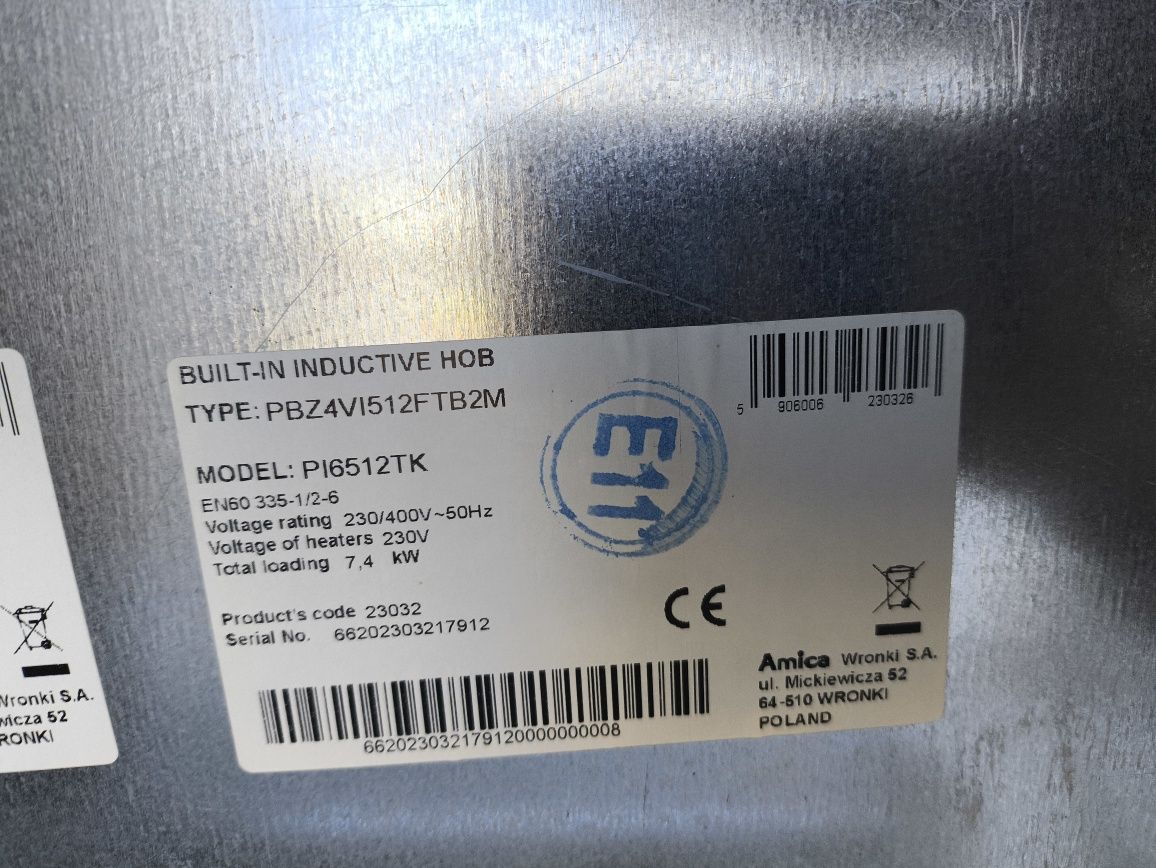 Płyta indukcyjna Amica PI 6512 TK
