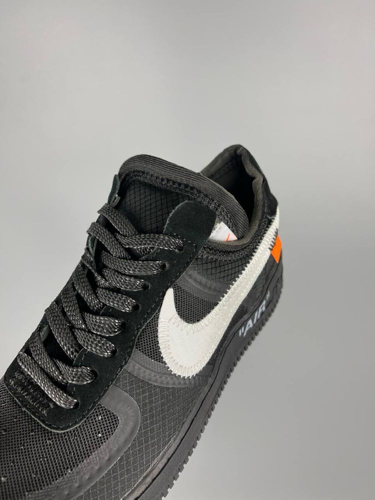 Off-White x Nike Air Force “Black” and “White” Повна омплектація 40-45