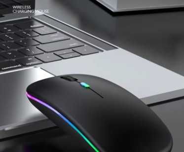 Мышка игровая перезаряжаемая аккумуляторна 2в1 Bluetooth + 2,4 ГГц USB