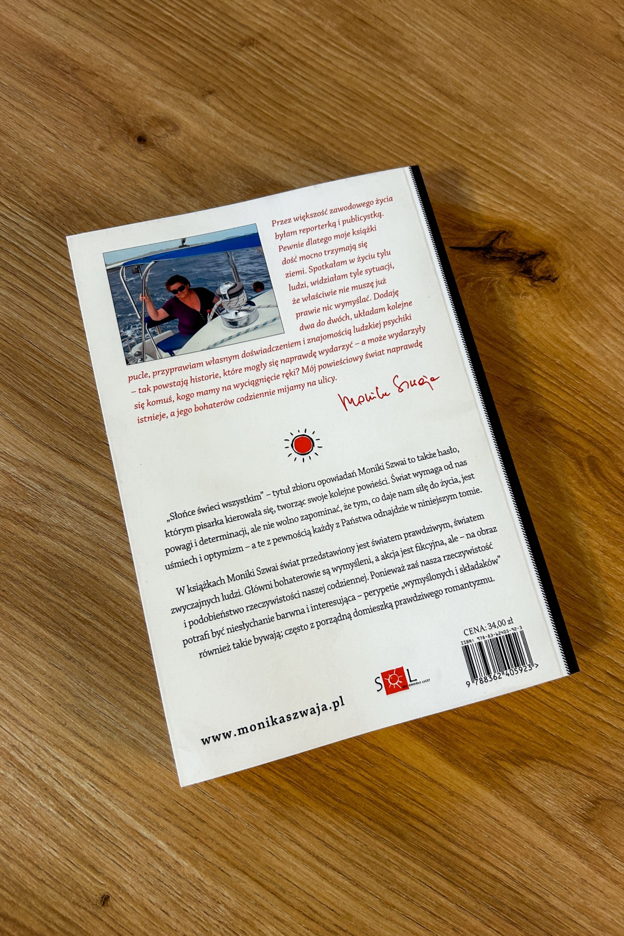 Książka „Słońce świeci wszystkim” Monika Szwaja