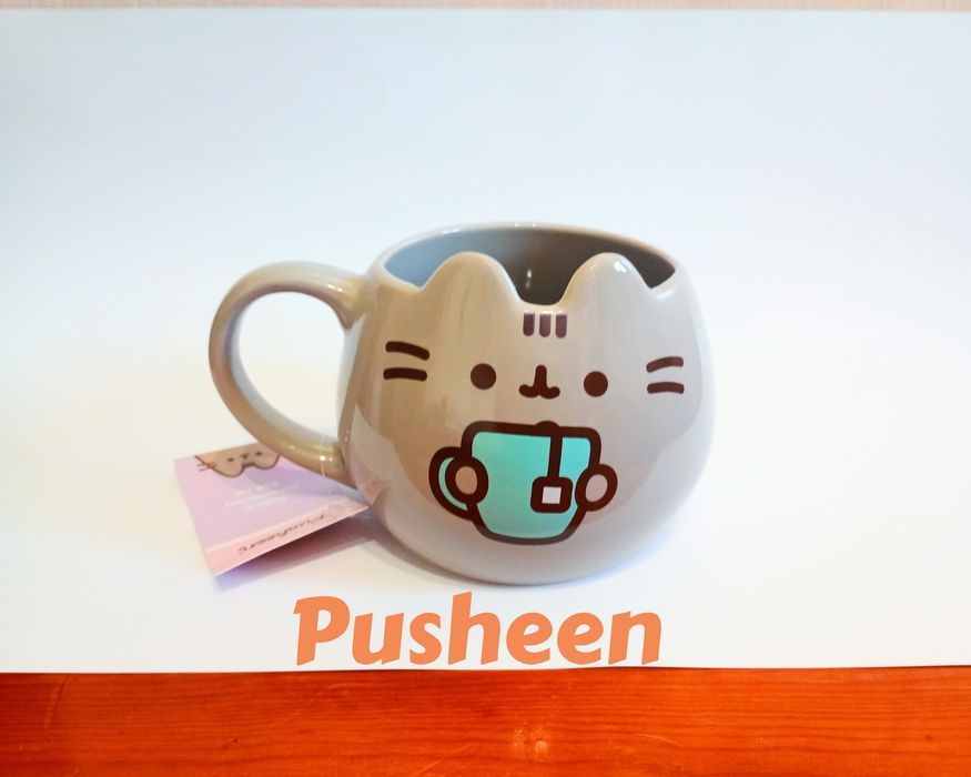 Kubek Pusheen® z herbatą, nowy.
