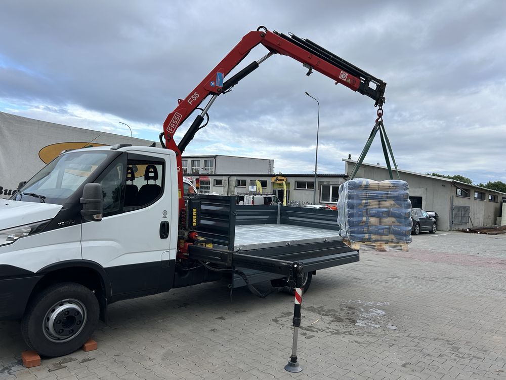 Iveco Daily 72C170 HDS Fassi F55 radio wywrot DMC 7,2