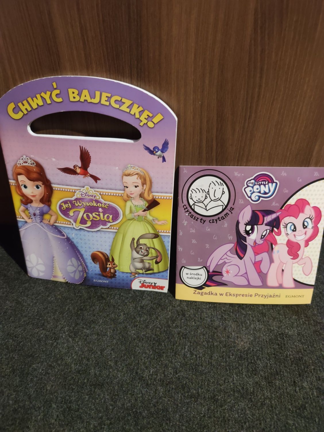 2 książki dla dziewczynki jej wysokość Zosia i my little pony