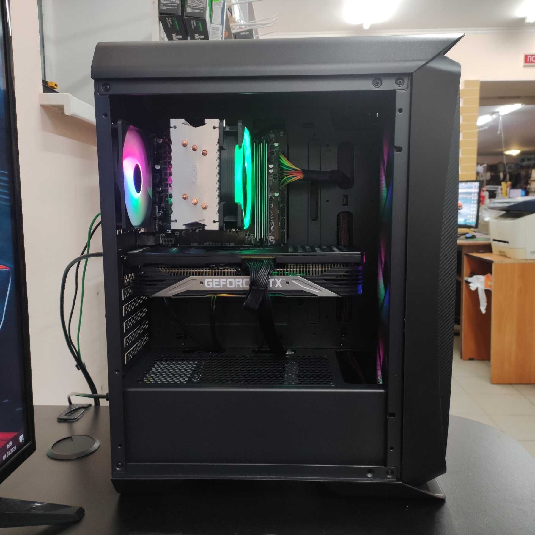 Компютер Новый Ryzen 5 5500, 16GB DDR4, Gainward RTX 3070, SSD 512GB