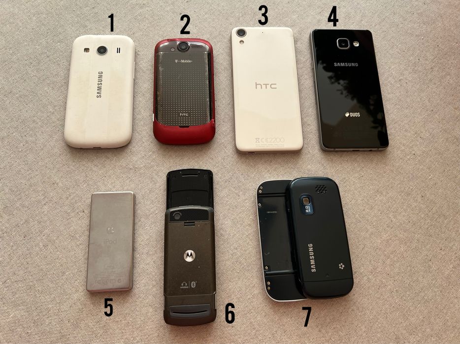 Мобільні телефони (робочі та під відновлення)