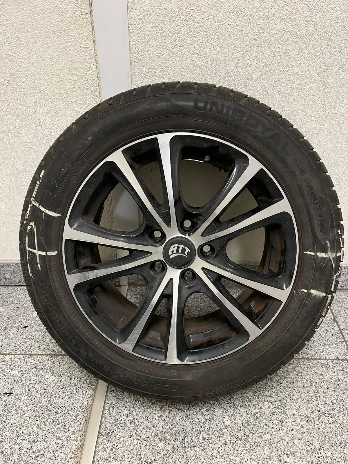 Koła-Felgi Aluminiowe 16” 5x108 FORD/VOLVO+opony letnie 205/55 R16