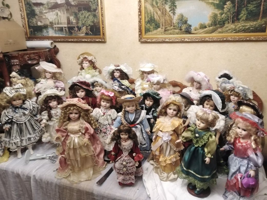 фарфоровые куклы (частная коллекция)