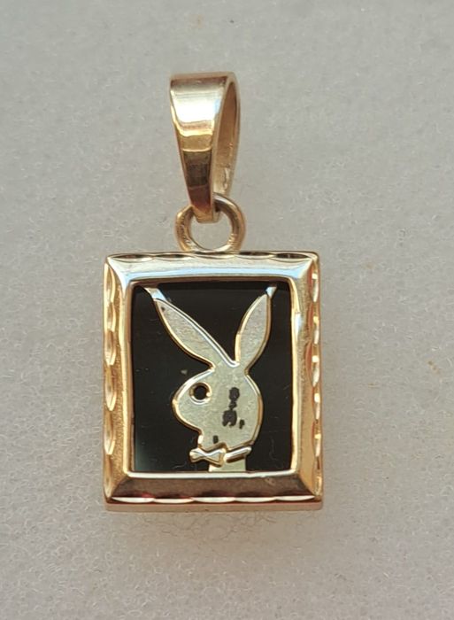 Zawieszka złota pr.585 Playboy made in USA unisex
