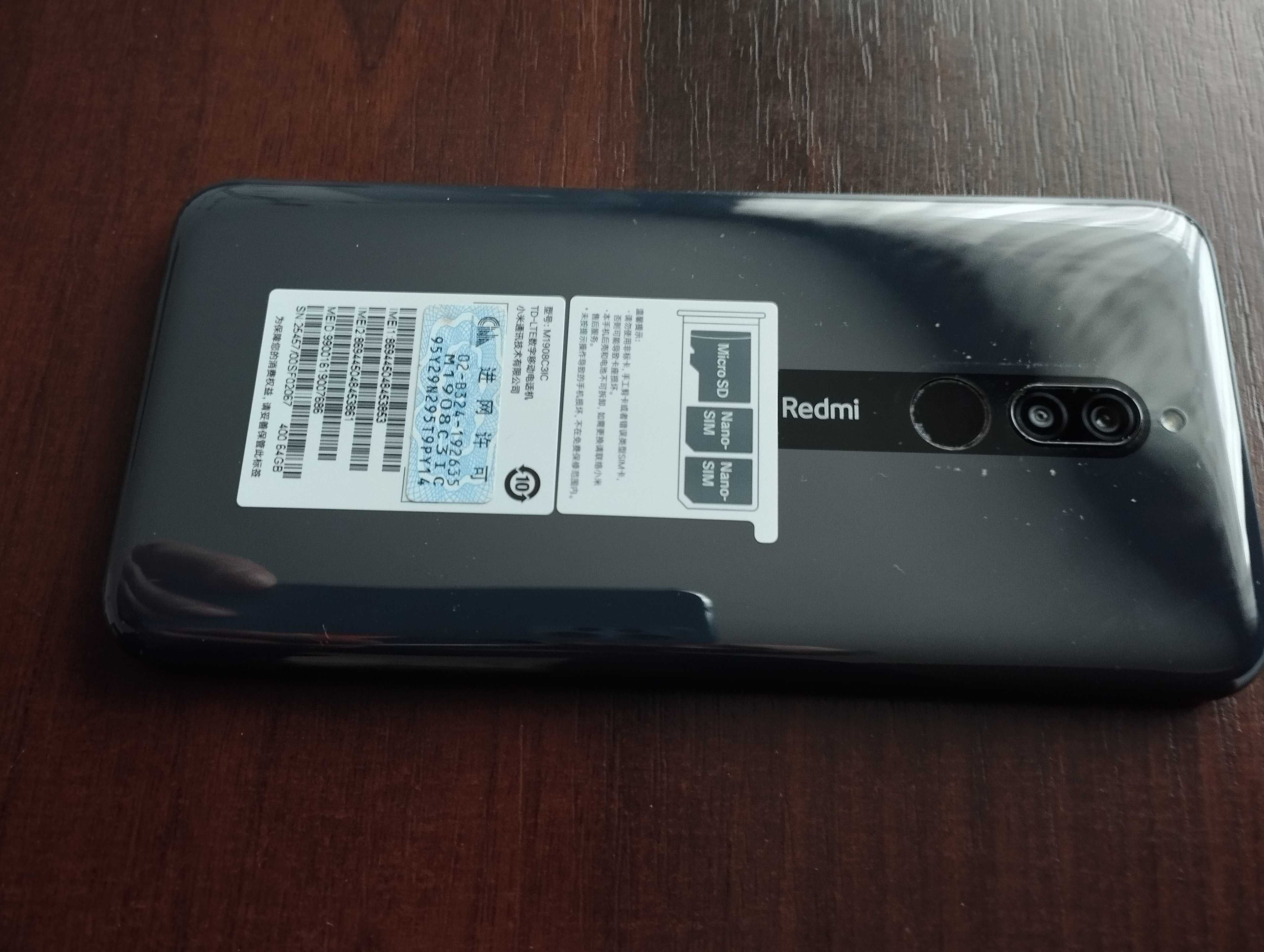 Xiaomi Redmi 8 4/64Gb (Black), б/у, не работает трансивер WTR2965