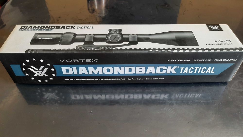 Приціл Vortex Diamondback Tactical 6-24х50 FFP сітка EBR-2C MRAD