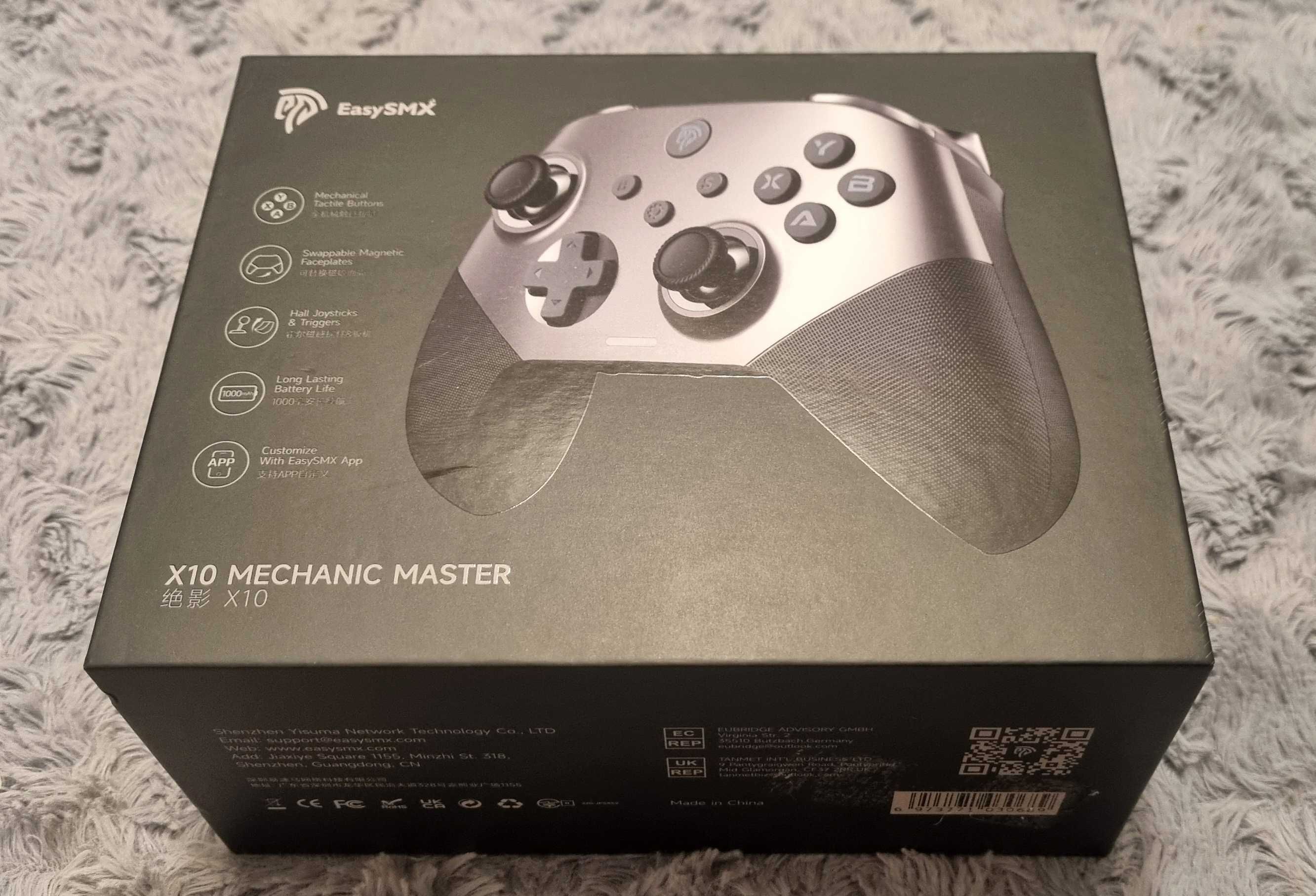 Pad EasySMX X10 PC Android iOS Switch wymienna obudowa Hall