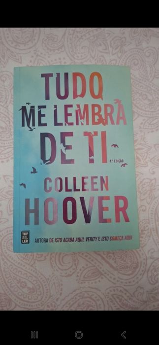 Livro tudo me lembra de ti