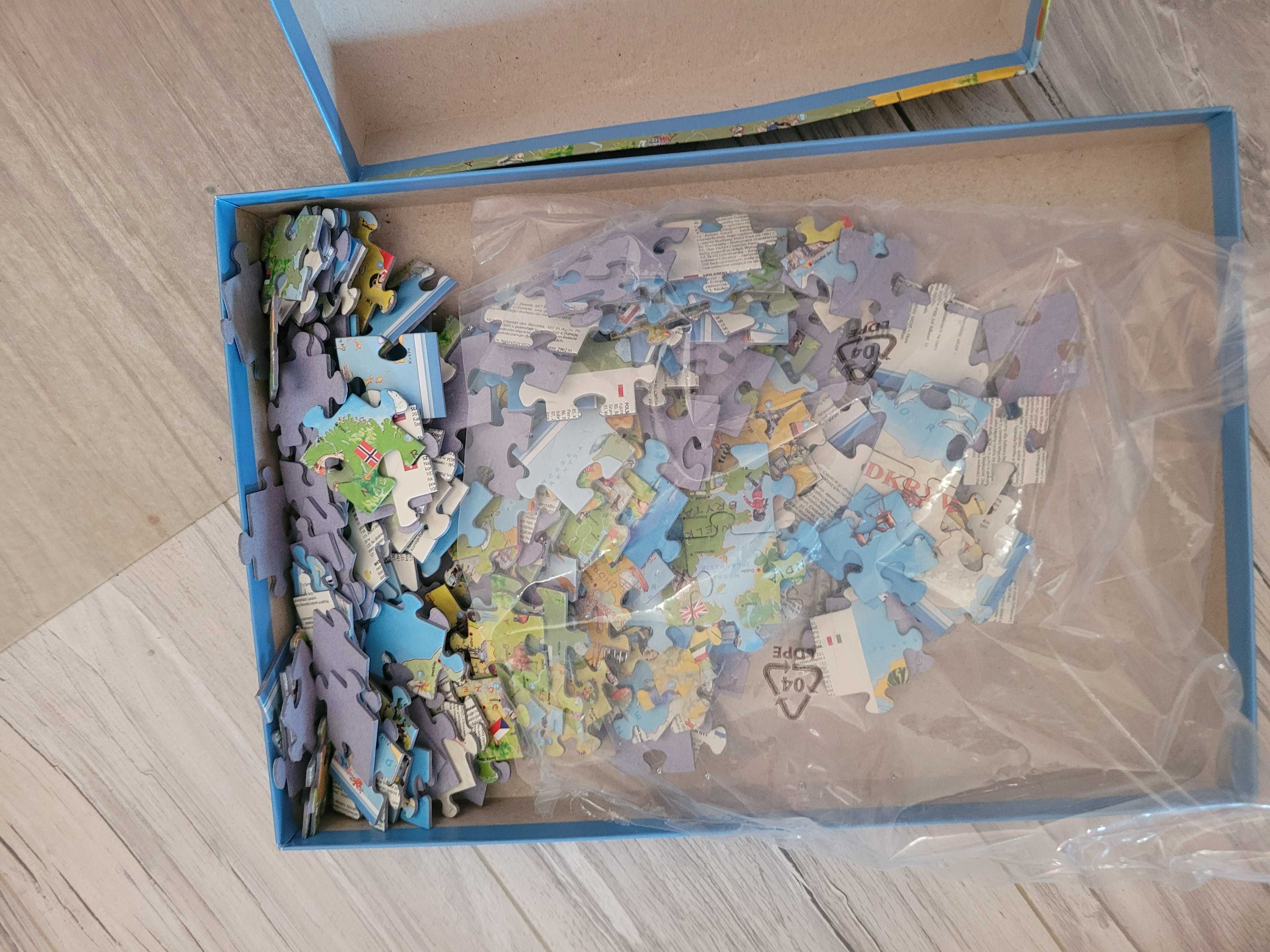 Puzzle edukacyjne Mapa Europy 260 szt