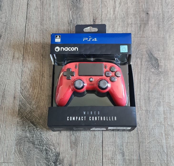 Oryginalny Pad PS4 Sony Czerwony Nowy Wysyłka Pobranie