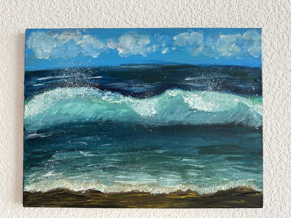 Картина акрилом Морські бризки
