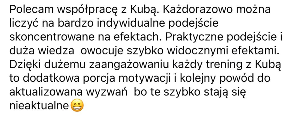 Trener personalny Kalistenika / Trening Siłowy