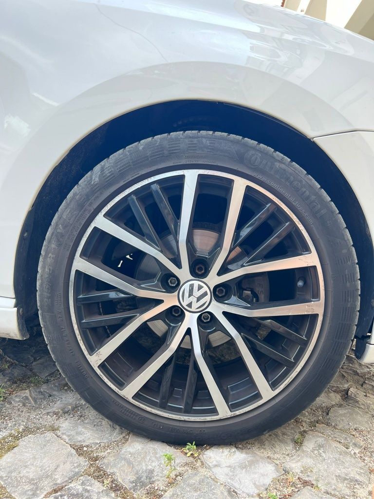 Vendo Jantes 17” 4x100 + Pneus Continental 215/45R17