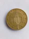 Moeda de 50 cêntimos esquisita e curiosa, Alemanha, 2002, letra F