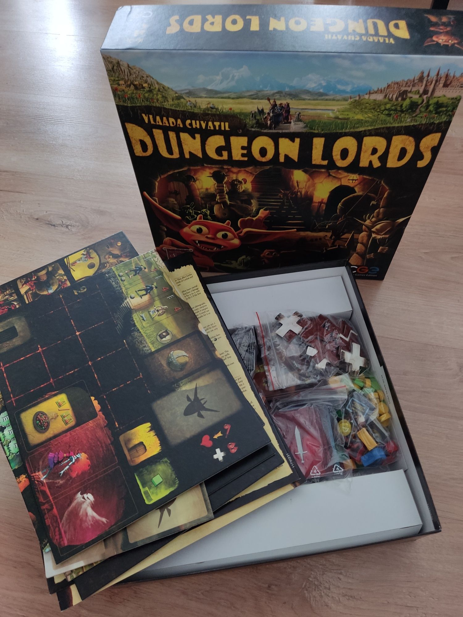 Dungeon lords władcy podziemi gra planszowa ENG