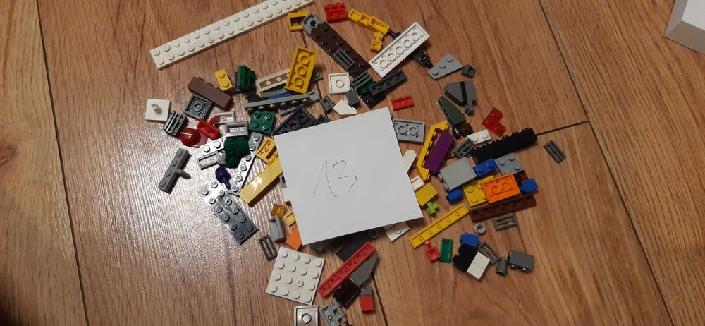 pozostałości klocków lego mini zestaw różne części