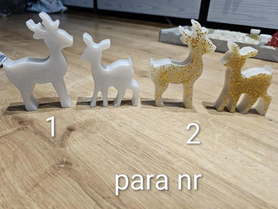 Ozdoby świąteczne para reniferów, idealne na upominek świąteczny