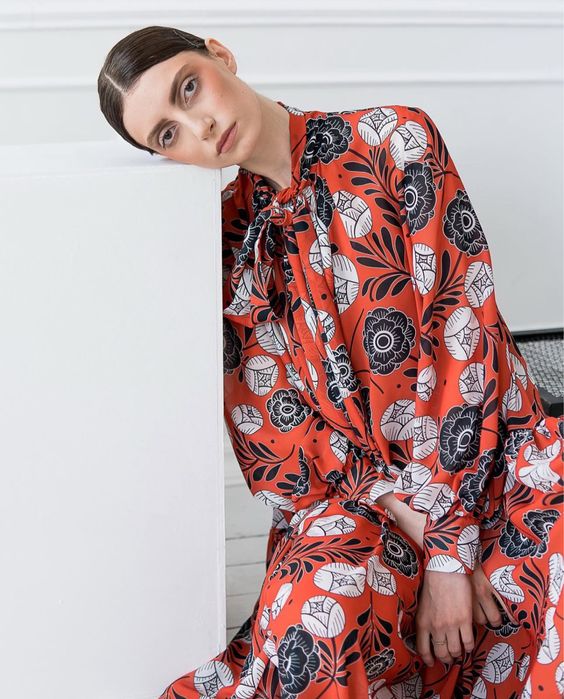 Larisa Lobanova нова сукня шифон s-l