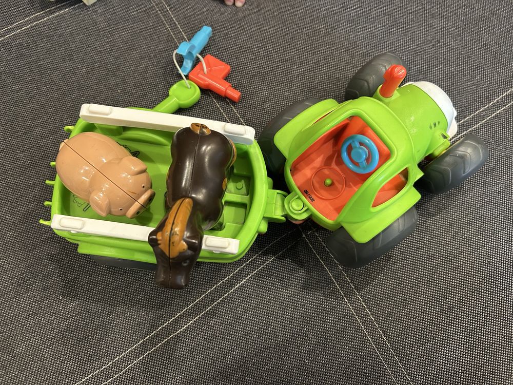 Traktor SMIKI, interaktywny traktor Smyk, z akcesoriami