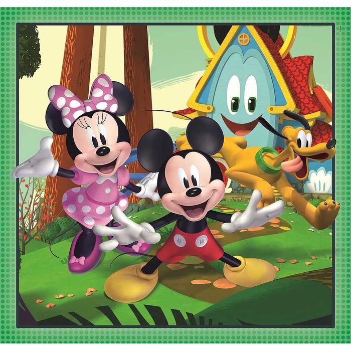 Puzzle Clementoni Mickey ClubHouse SuperColor 21x20,5cm 3x48 peças
