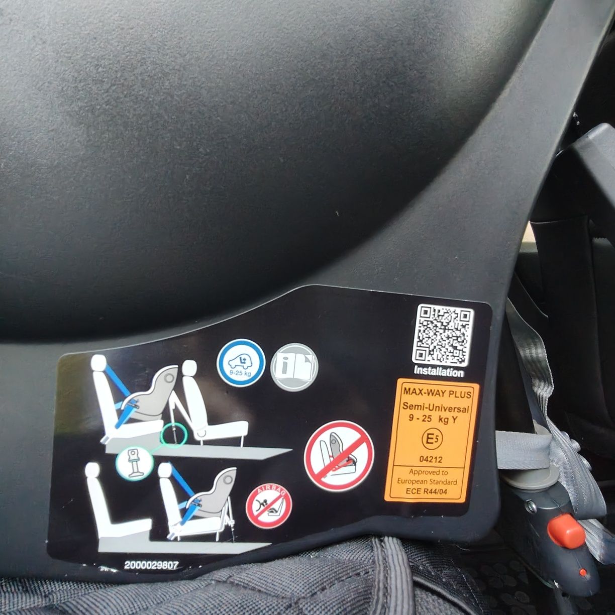 Fotel samochodowy Britax Romer Plus 9-25 kg