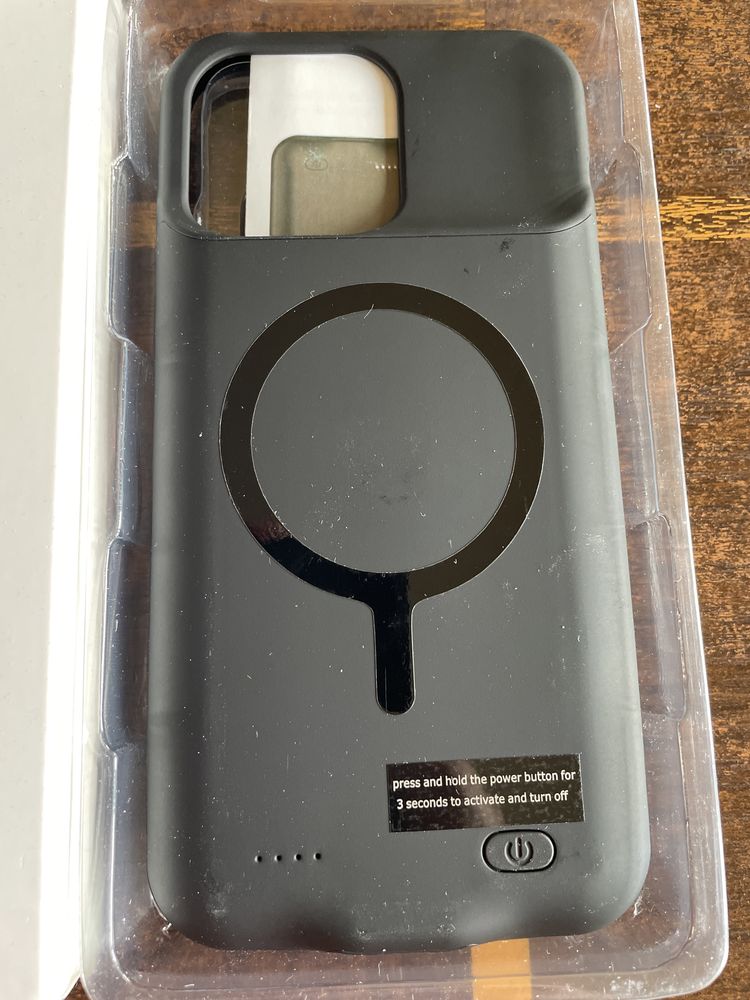 Powercase case magsafe black iphone 15 pro max