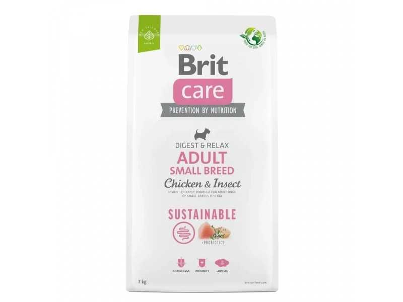 Корм для собак Brit Care Dog Adult Small КУРКА та КОМАХИ