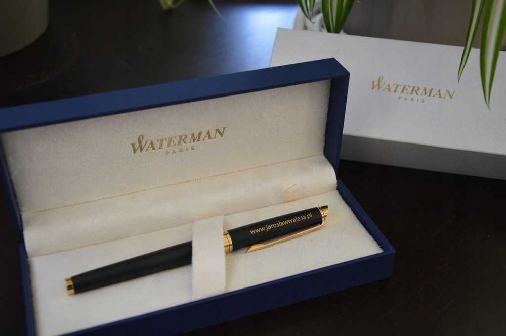 Oryginalne Pióro WATERMAN od Jarosława Wałęsy Nowe