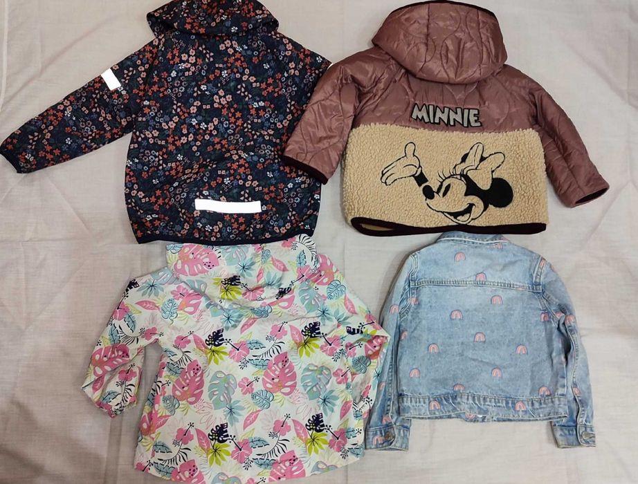 Куртка джинсовка вітровка р 92-98 на дівчинку 2-3 роки весна осінь