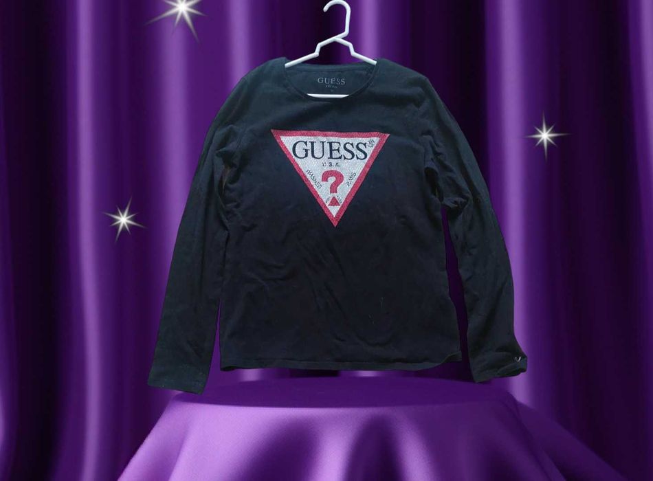 Bluzka czarna Guess s