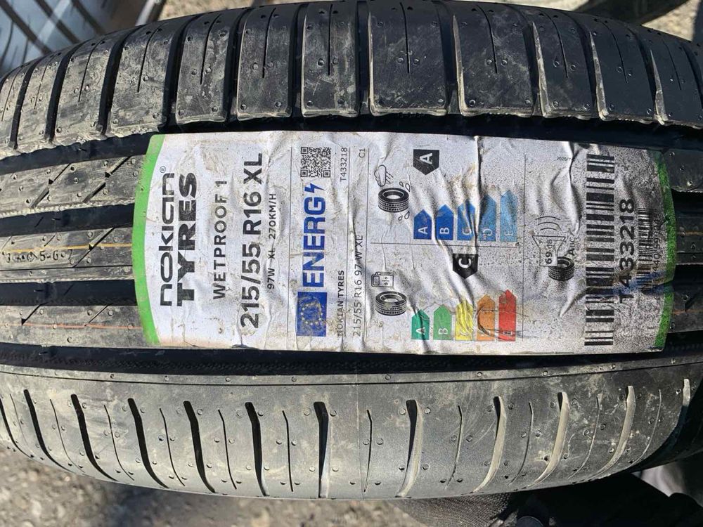 Шини нові 215/55 R16 Nokian 2024р літо
