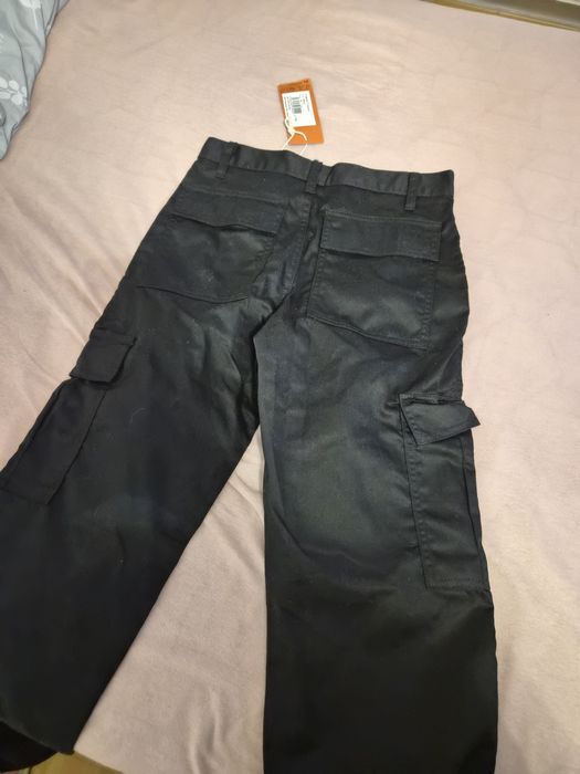 Spodnie bojówki czarne nowe