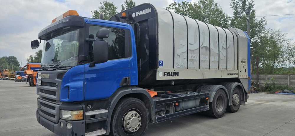 Scania śmieciarka 6x2 Faun Rotopress 20 m3