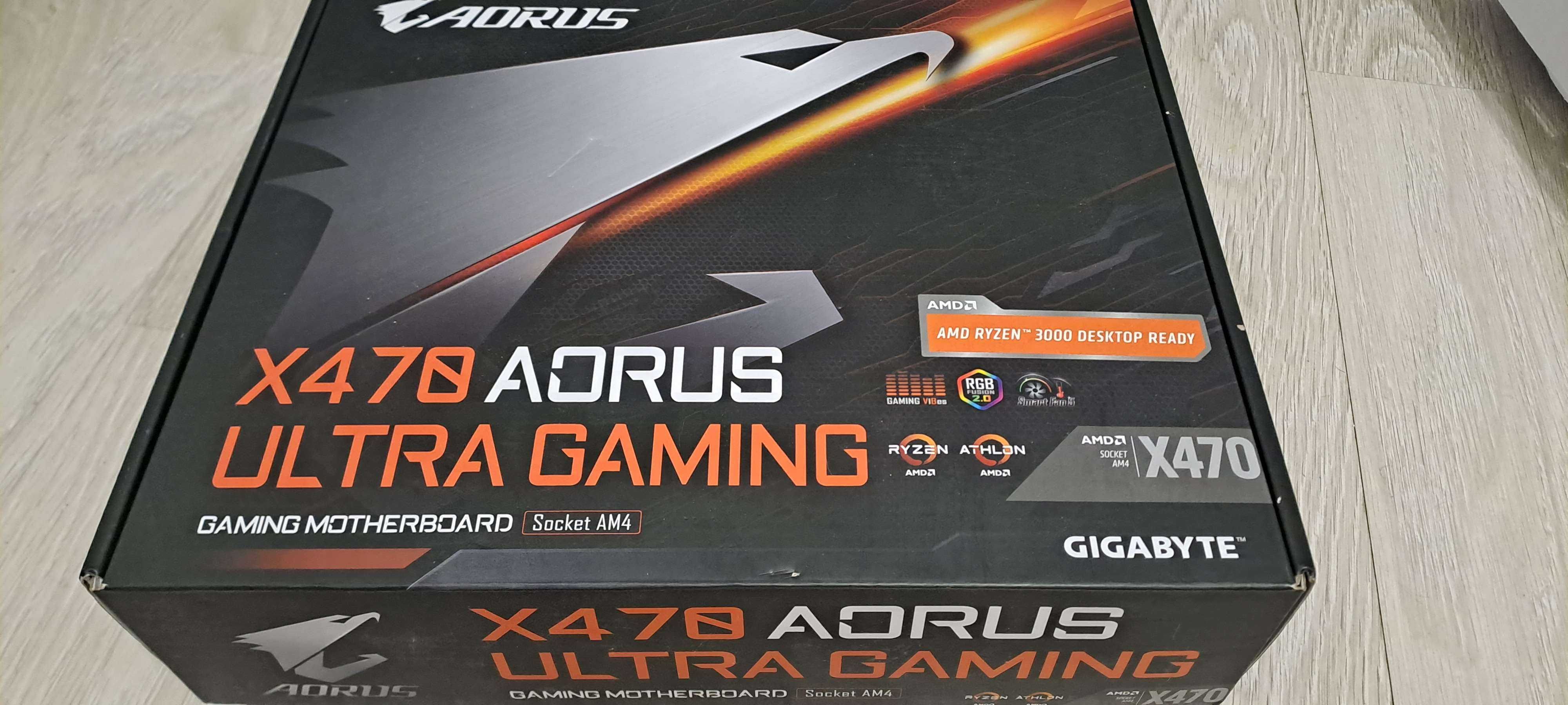 Материнская плата Gigabyte x470 Aorus Ultra Gaming