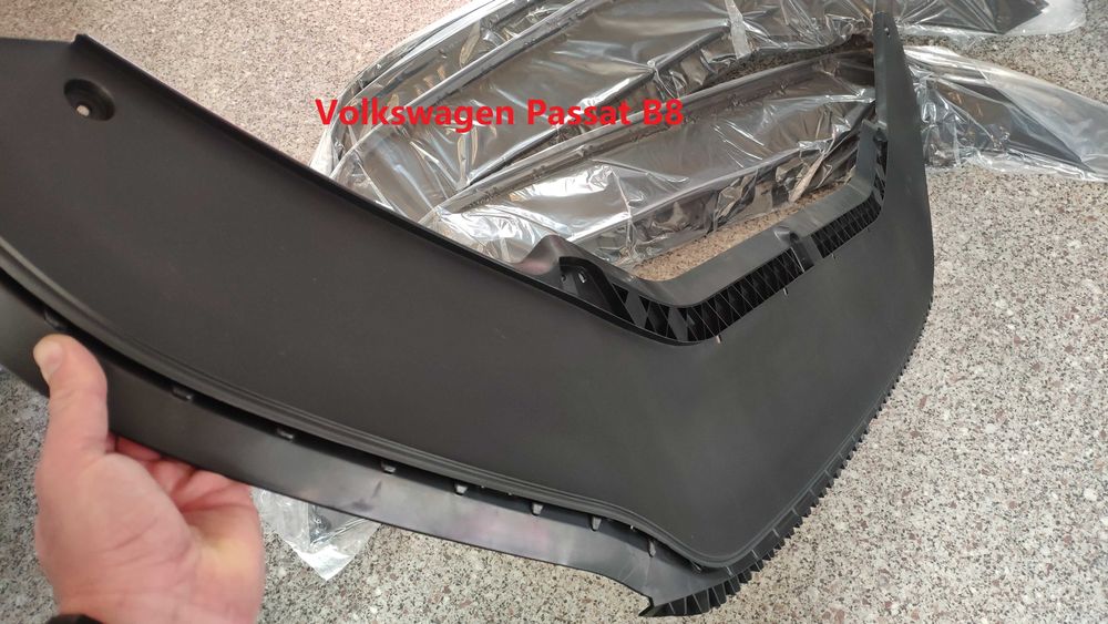 Губа нижняя часть переднего бампера VW Passat B7, B8 USA Пассат Б7, Б8