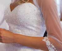 Suknia ślubna  kryształki svarowskiego