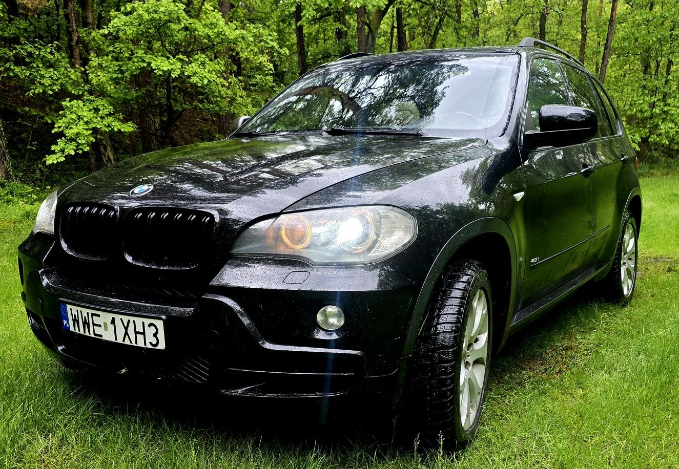 Bmw x5 e70 4,8 i 355KM ,70 tys km silnik,7 osobowe