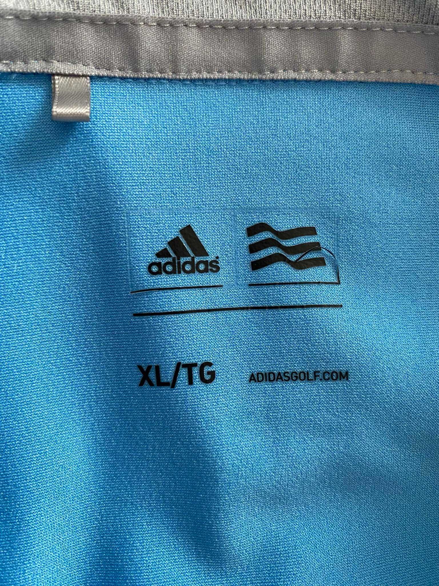 ADIDAS Kamizelka bezrękawnik ocieplacz niebieski XL/TG Nowy bez metki