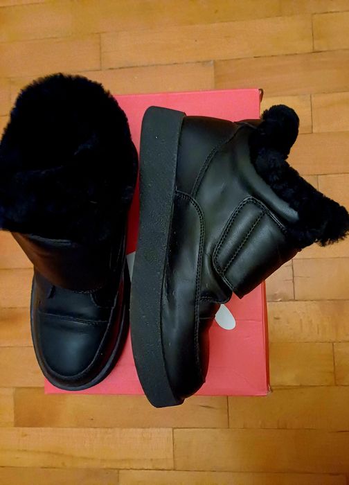 Шкіряні зимові черевики 39 розмір