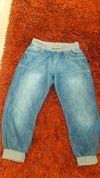 Spodnie jeans 3/4 bermudy niebieskie rybaczki M / L