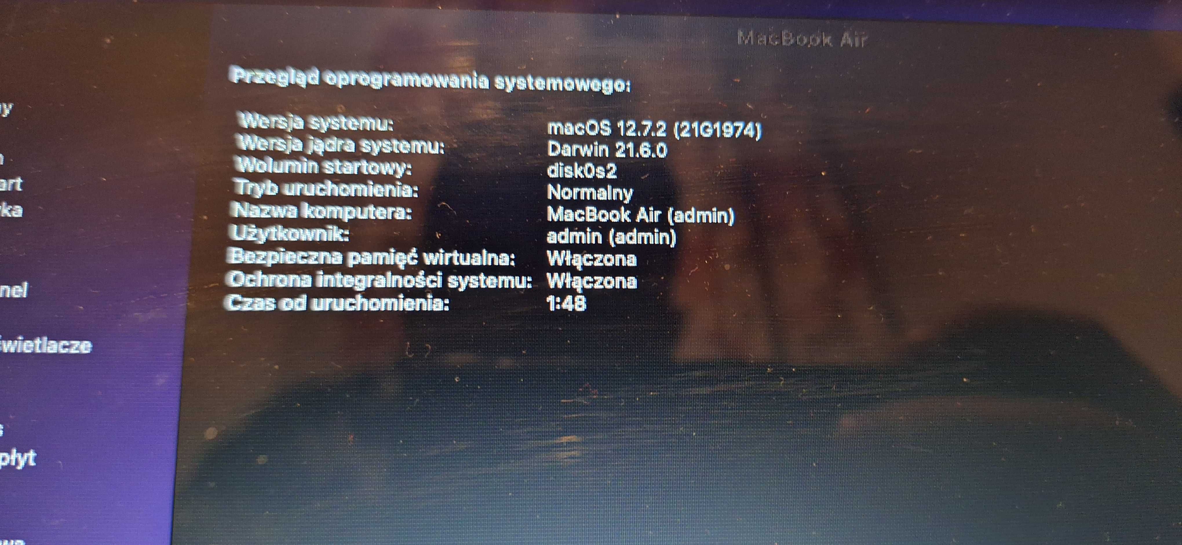 MacBook air 13.3" a1466