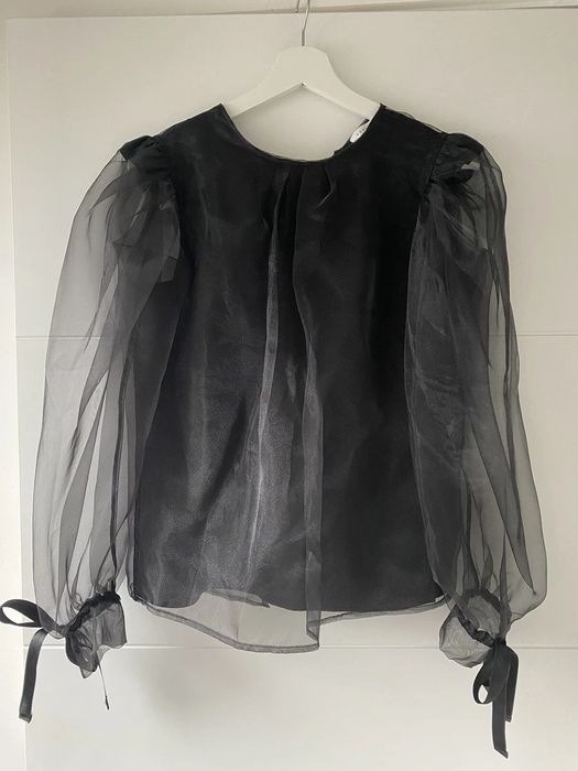 Блуза кофта з органзи topshop