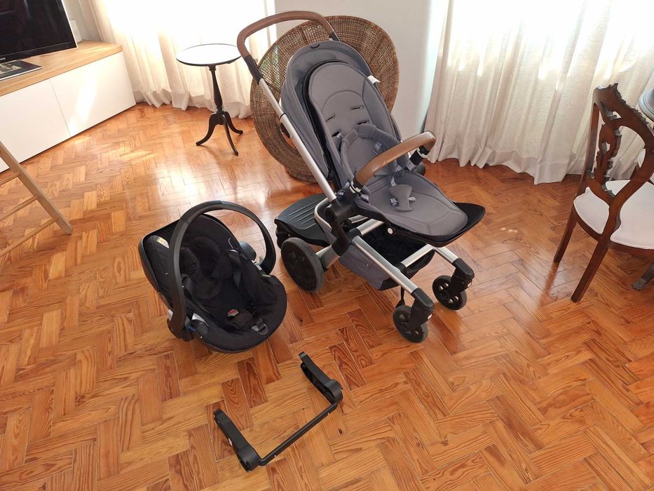 Carrinho Joolz Hub + Ovo Joolz Besafe com adaptador + "skate"