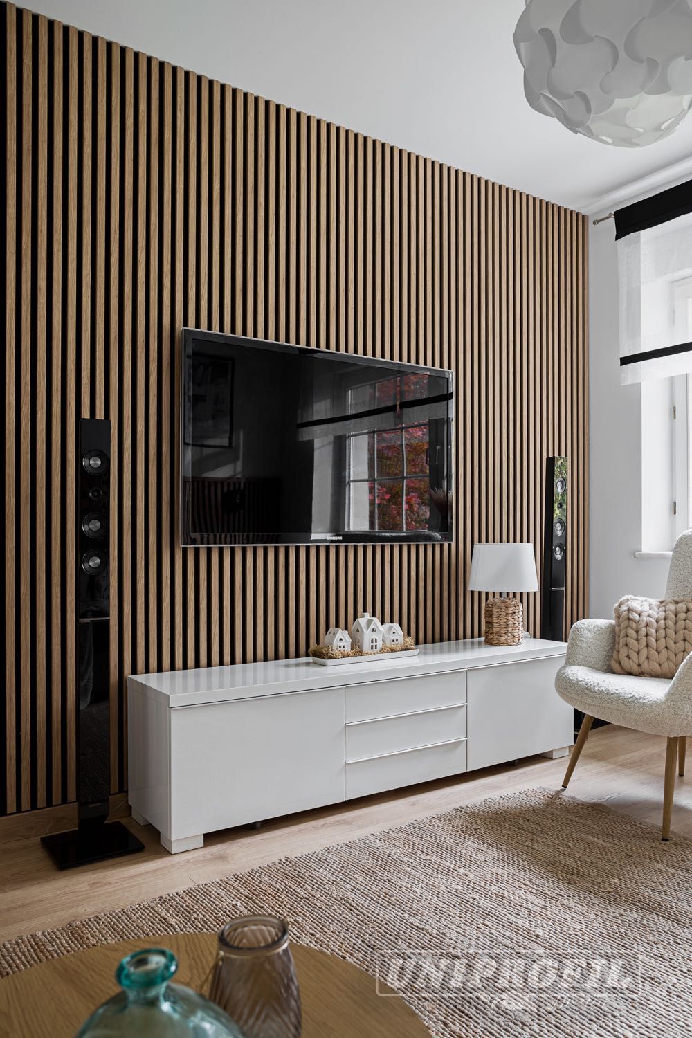 Lamele mdf na filcu - ściana, sufit 40 x 260 cm