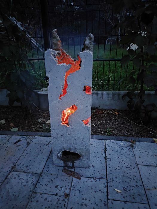 Palenisko ogrodowe z betonu